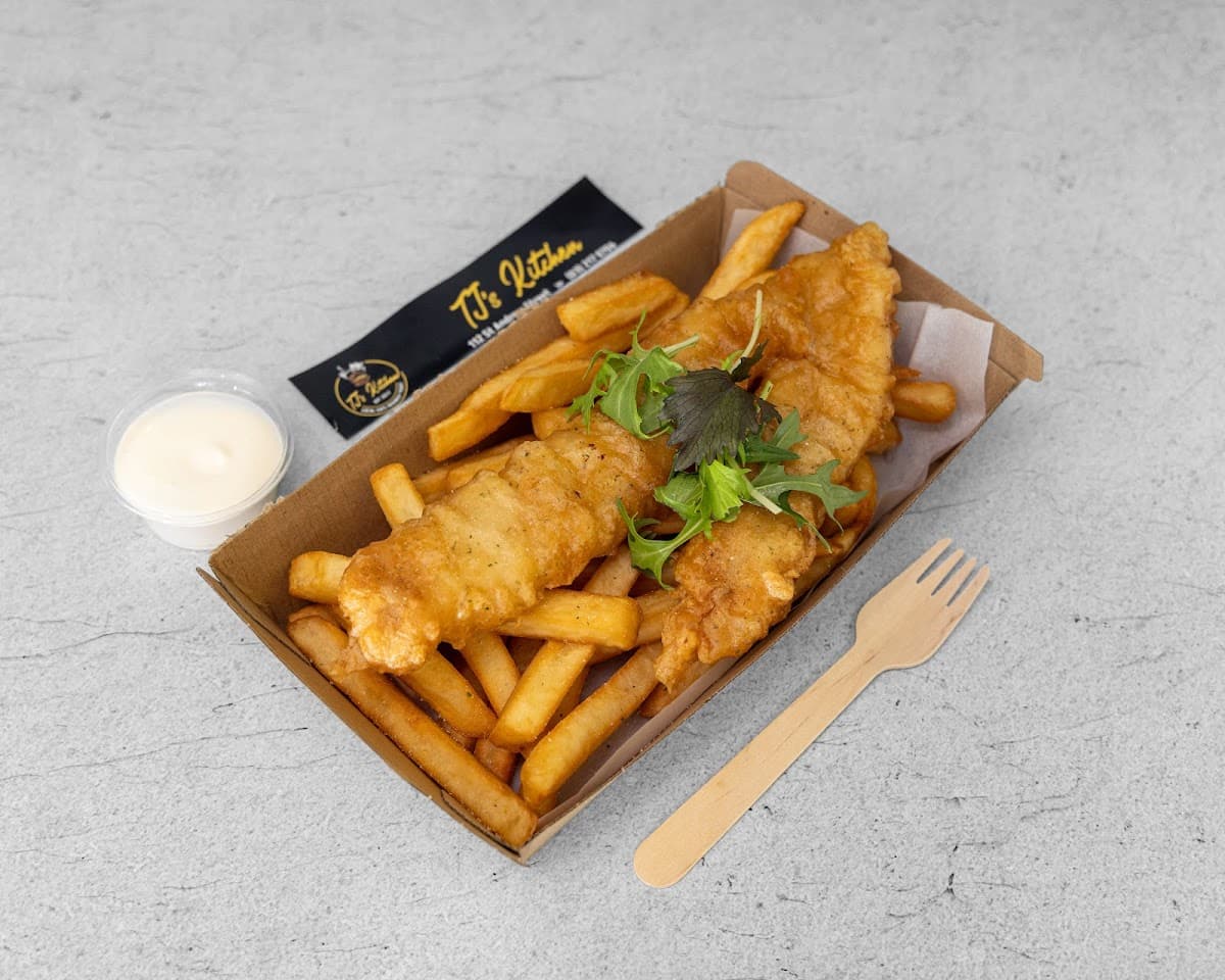 Blue Cod and Chips
